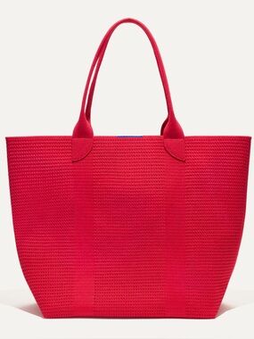 Rothy’s lollipop red perforated lightweight tote